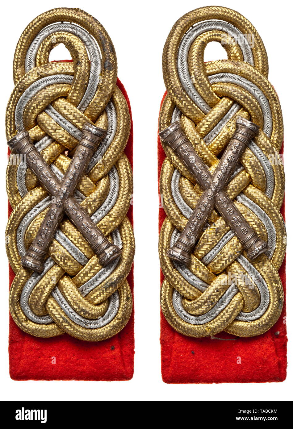 Generalfeldmarschall Maximilian von Weichs (1881 - 1954) - a pair of shoulder boards and further personal items Shou 20th century, Editorial-Use-Only Stock Photo
