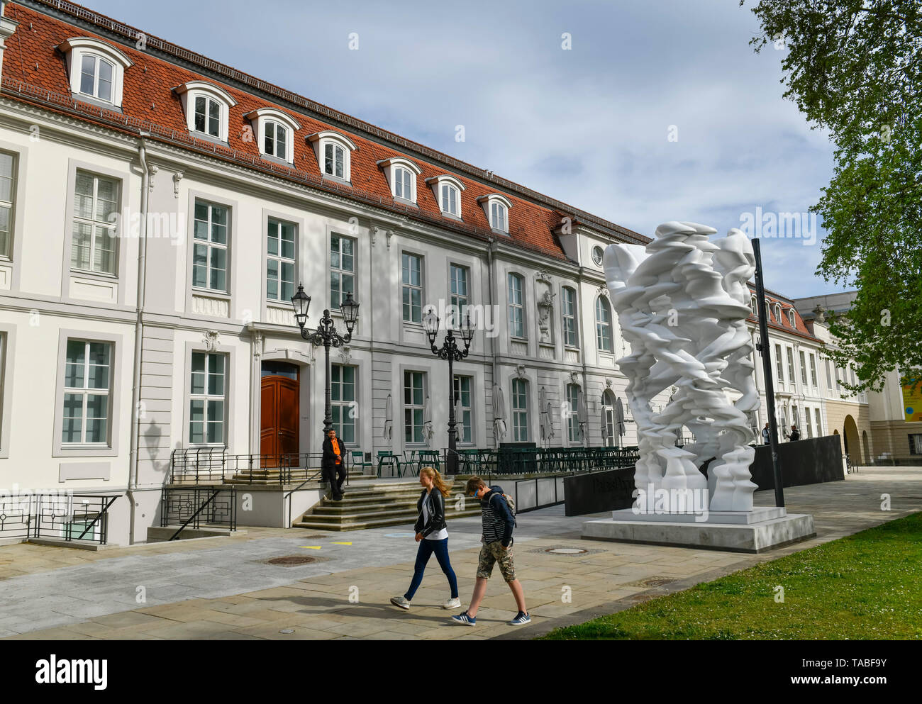 Palace of Populaire, princess's palace, under the lime-trees, place Bebel, middle, Berlin, Germany, Palais Populaire, Prinzessinnenpalais, Unter den L Stock Photo