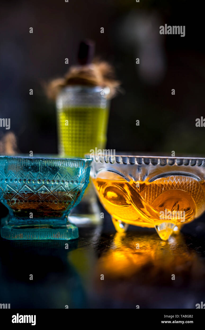 Close Up Of Home Remedy Of Hair Loss And For Damaged Hair I E