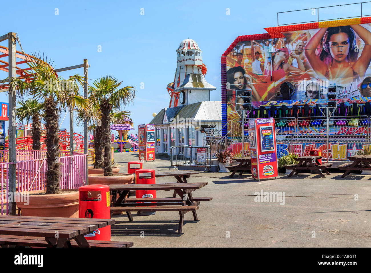 Traditional wooden helter skelter hires stock photography and images