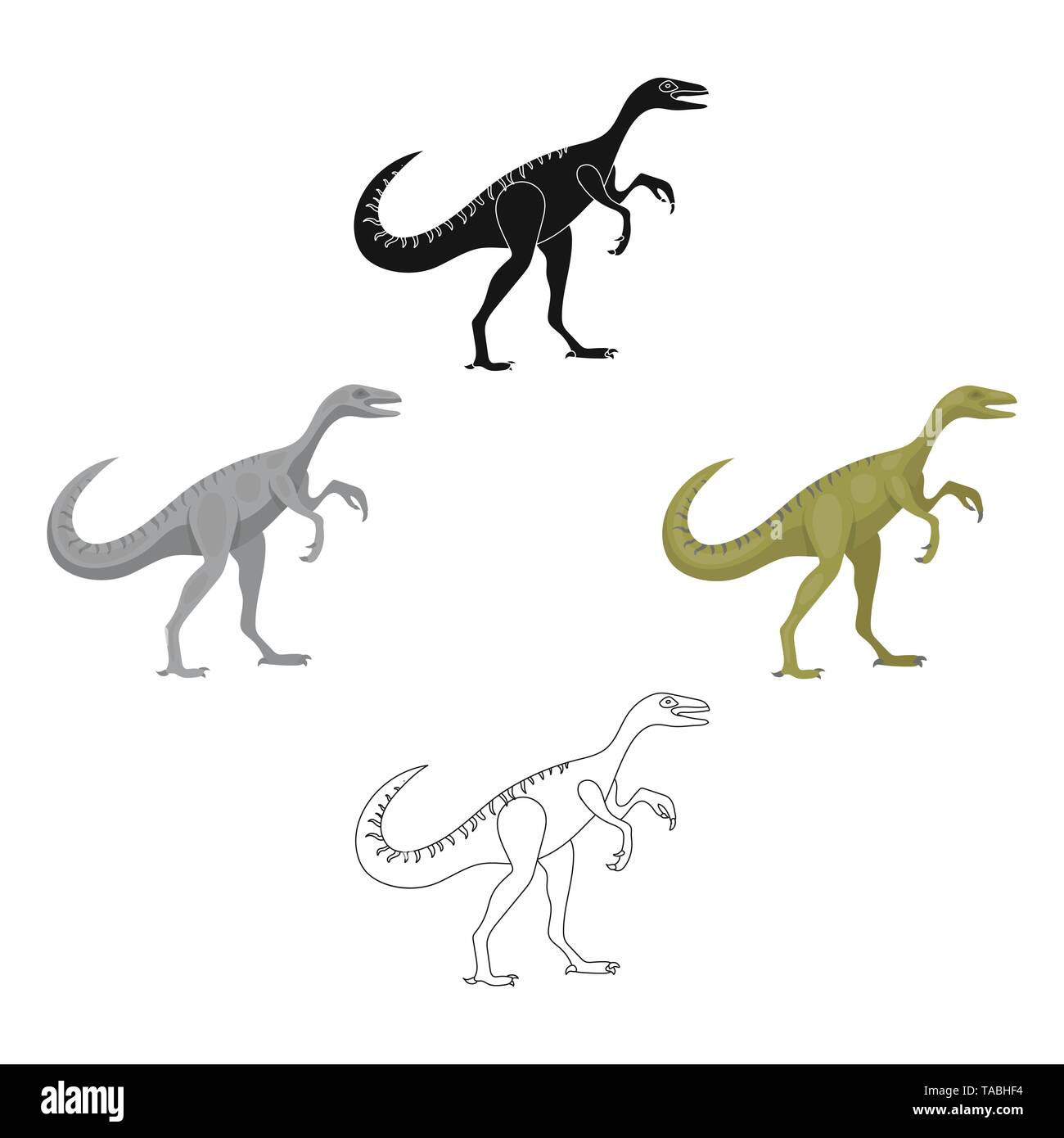 Download Running, Dinosaur, Creature. Royalty-Free Vector Graphic