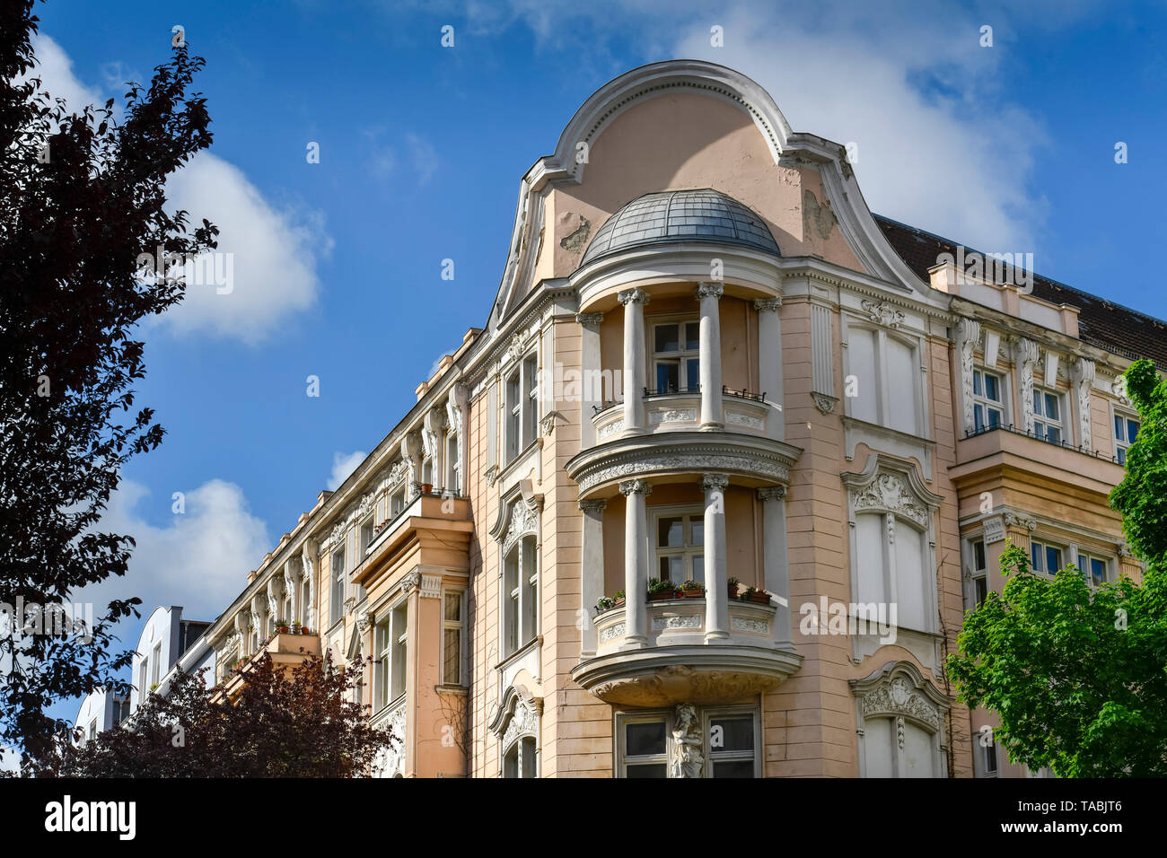 Old buildings, Gustav Freytag street, beauty's mountain, Berlin, Germany, Altbauten, Gustav-Freytag-Straße, Schöneberg, Deutschland Stock Photo