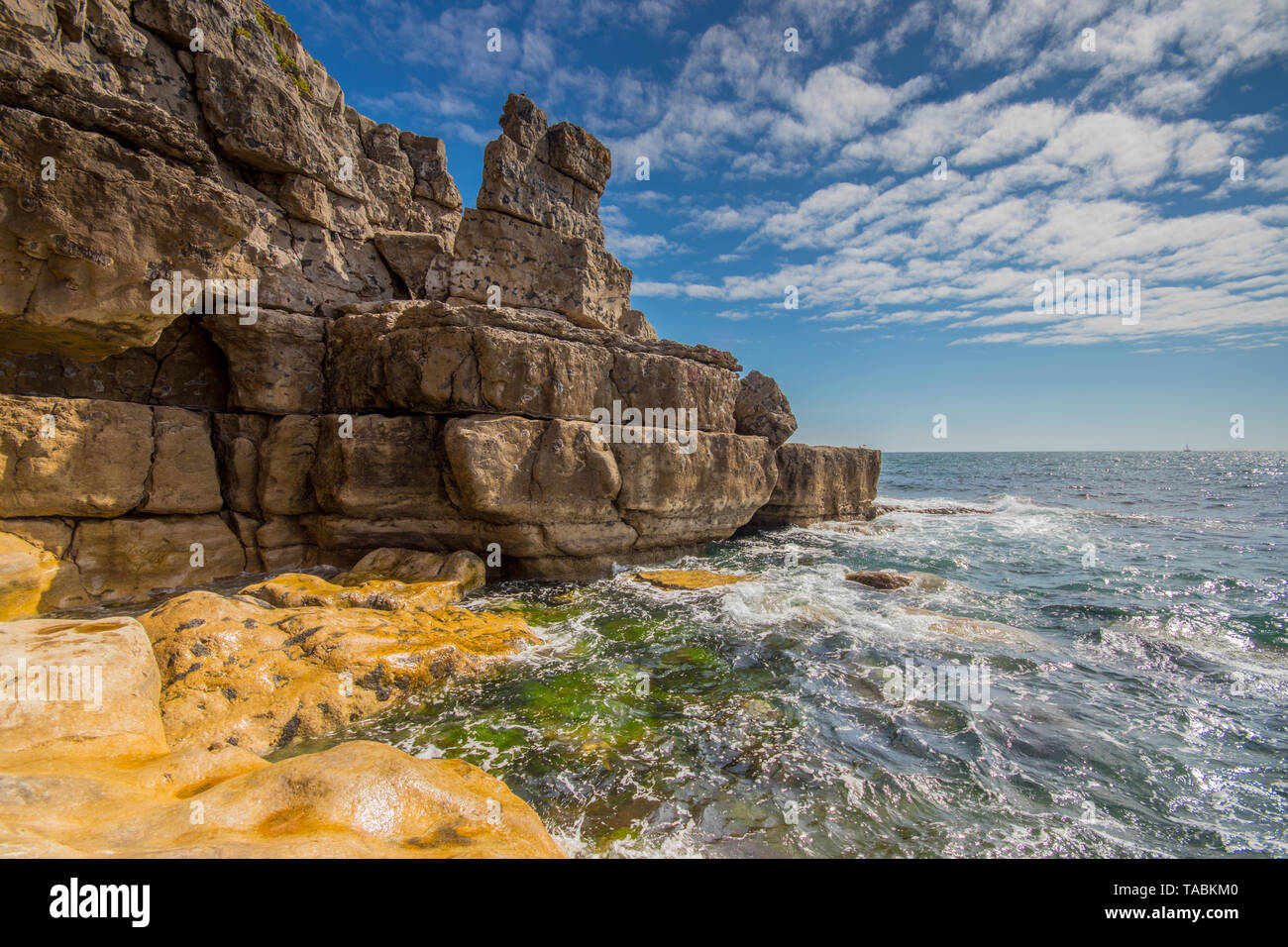 Winspit Quarry near Worth Matravers, Dorset, UK Stock Photo Alamy