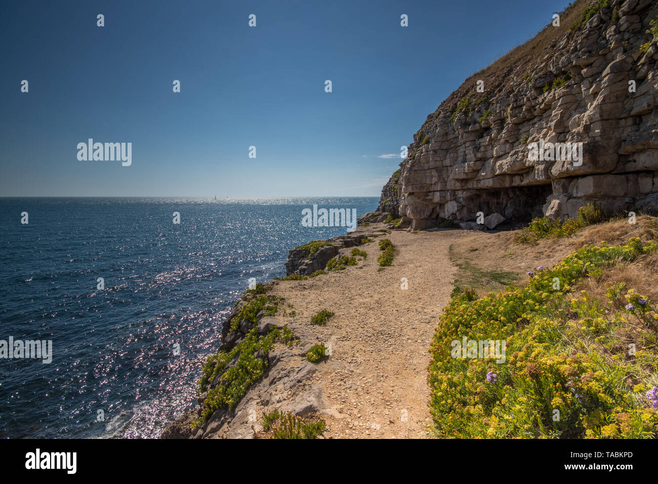 Winspit Quarry near Worth Matravers, Dorset, UK Stock Photo Alamy