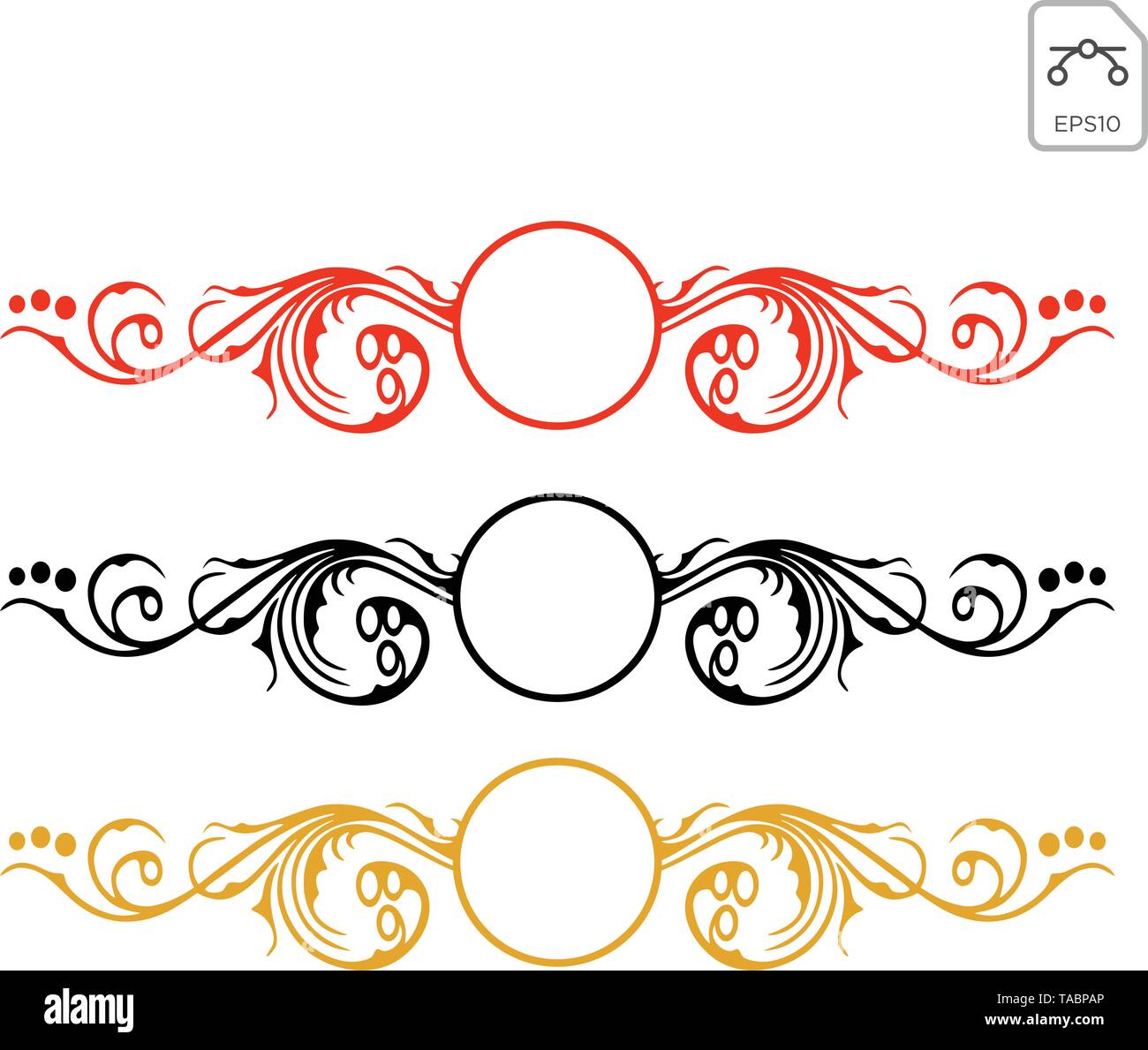 tribal abstract decals wrap for vehicle vector element illustration Stock Vector