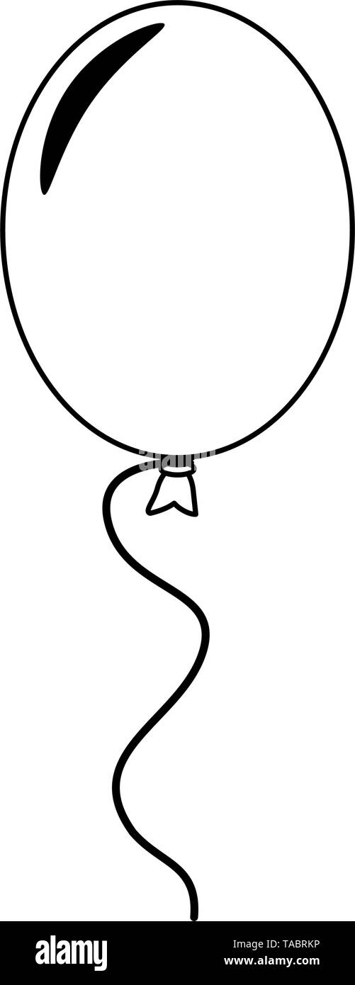創作【Happy balloon】A5 手描きイラスト 下絵付き Happy balloon, nobody Black and White Stock Photos & Images - Alamy