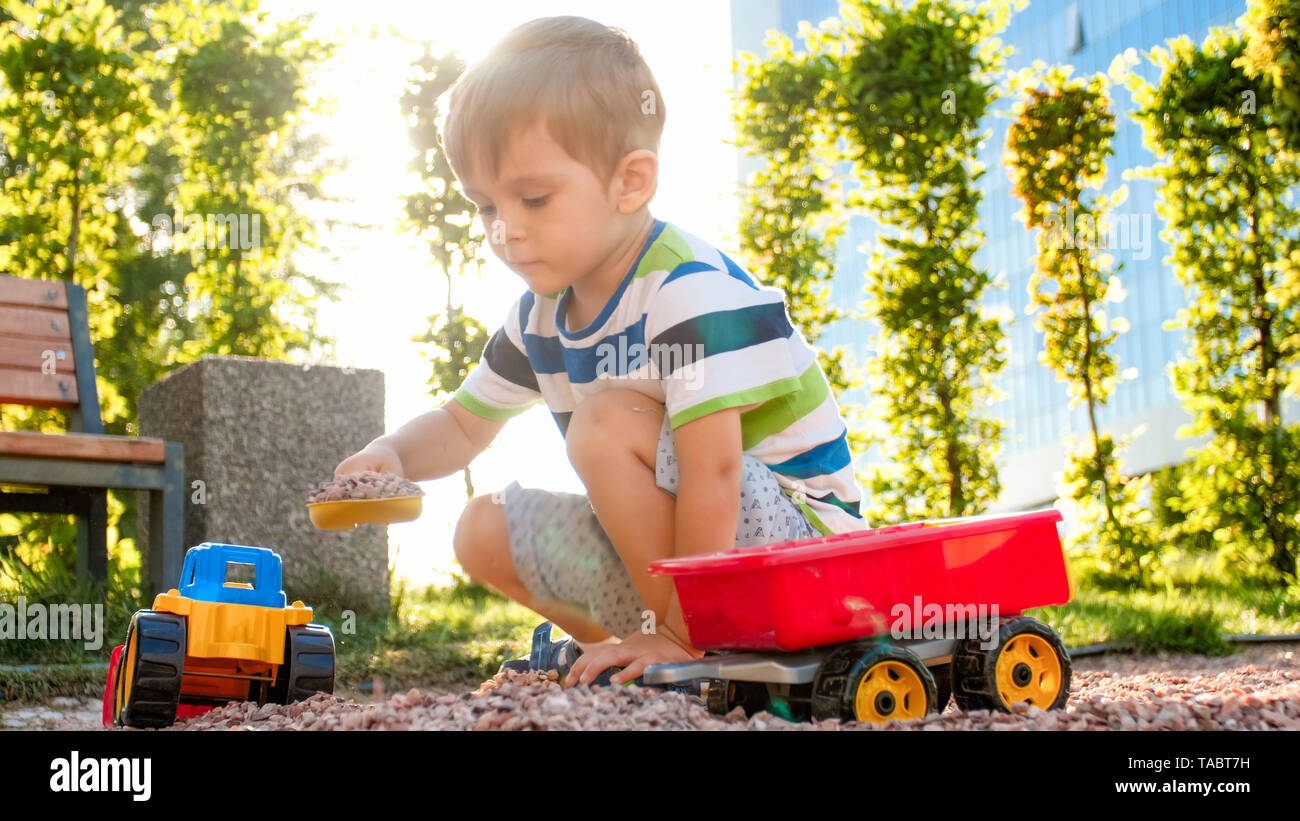toddler truck and trailer