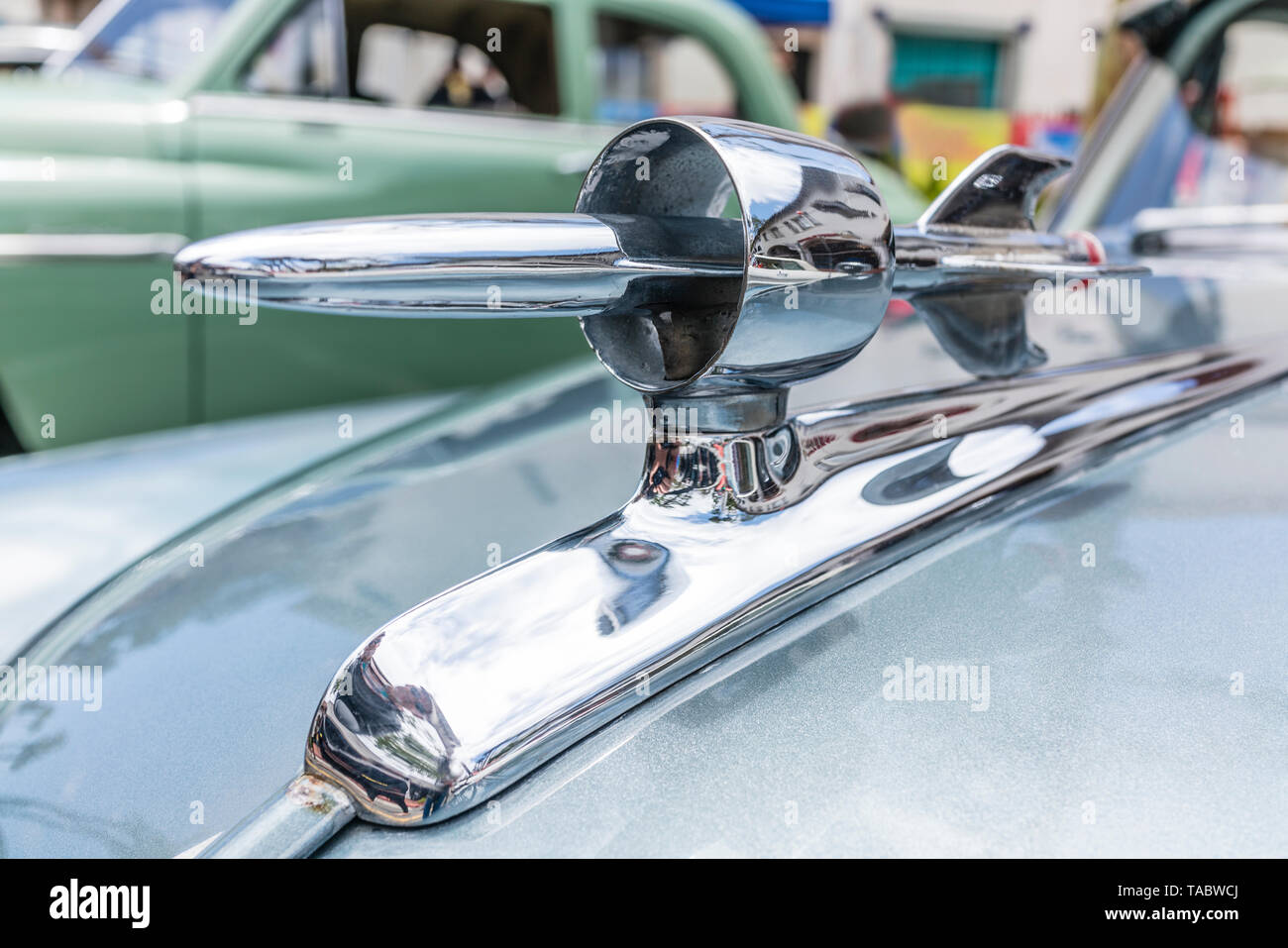 Rocket hood ornament hi-res stock photography and images - Alamy