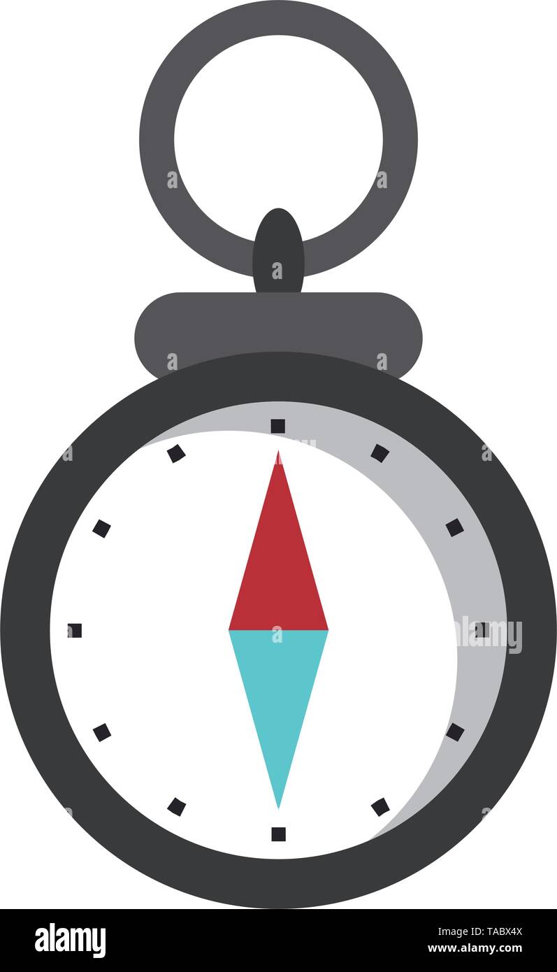 Navigation compass travel symbol isolated vector illustration Stock ...