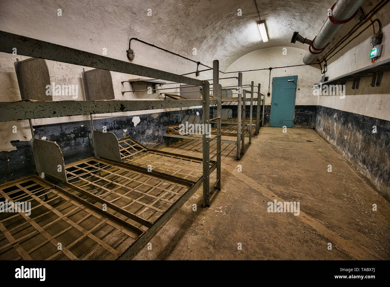 The Maginot Line, Ligne Maginot-Four a Chaux (Alsace-France) World War History Stock Photo