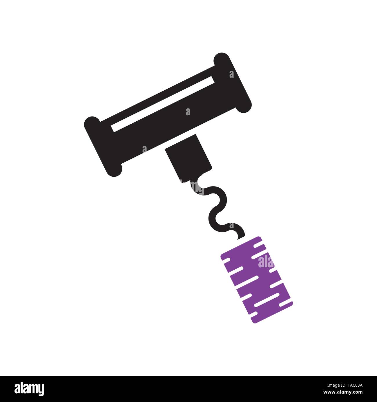 Wine related icon on background for graphic and web design. Simple ...