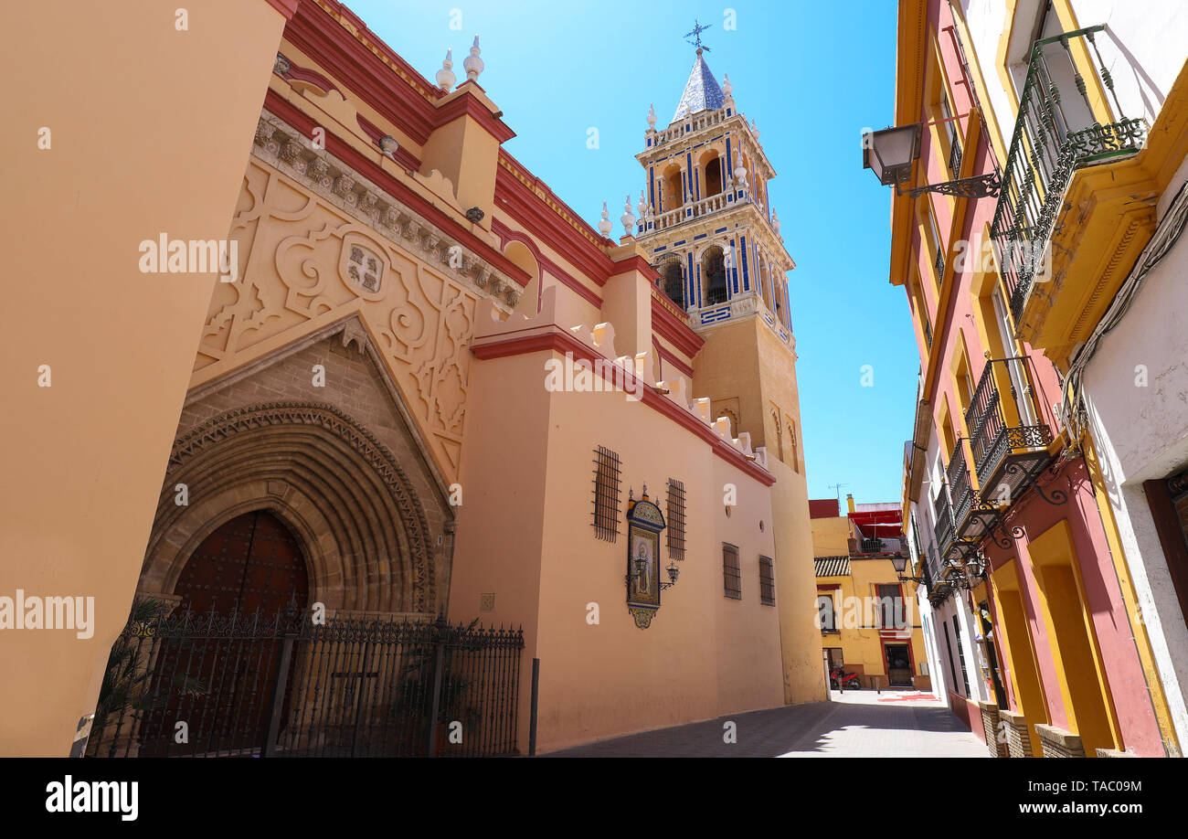 The Facade Of Saint Ann Church Former Seville Cathedral At Triana District Seville Stock Photo Alamy The Facade Of Saint Ann Church Former Seville Cathedral At Triana District Seville Stock Photo Alamy