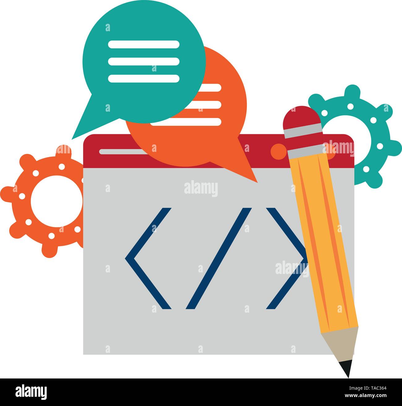 Software programming code symbols Moon cloud and raining drop Stock ...