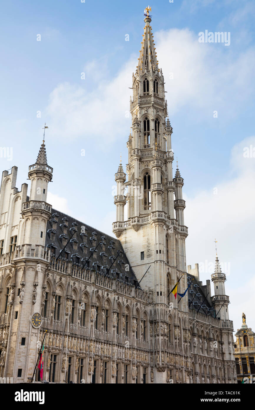 Belgium, Brussels, Town hall Stock Photo