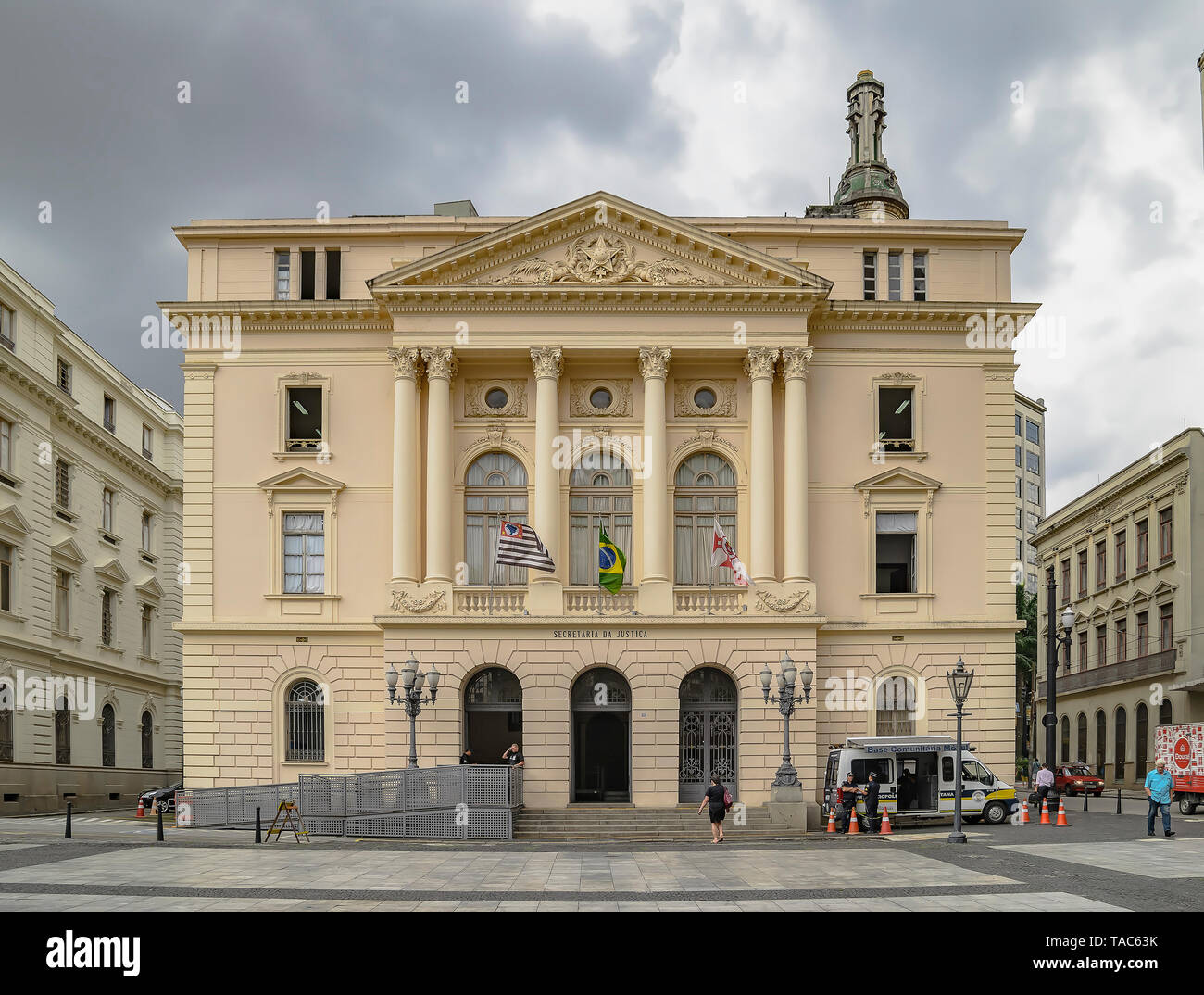 Sao Paulo SP, Brazil March 06, 2019 Building of the Secretariat of