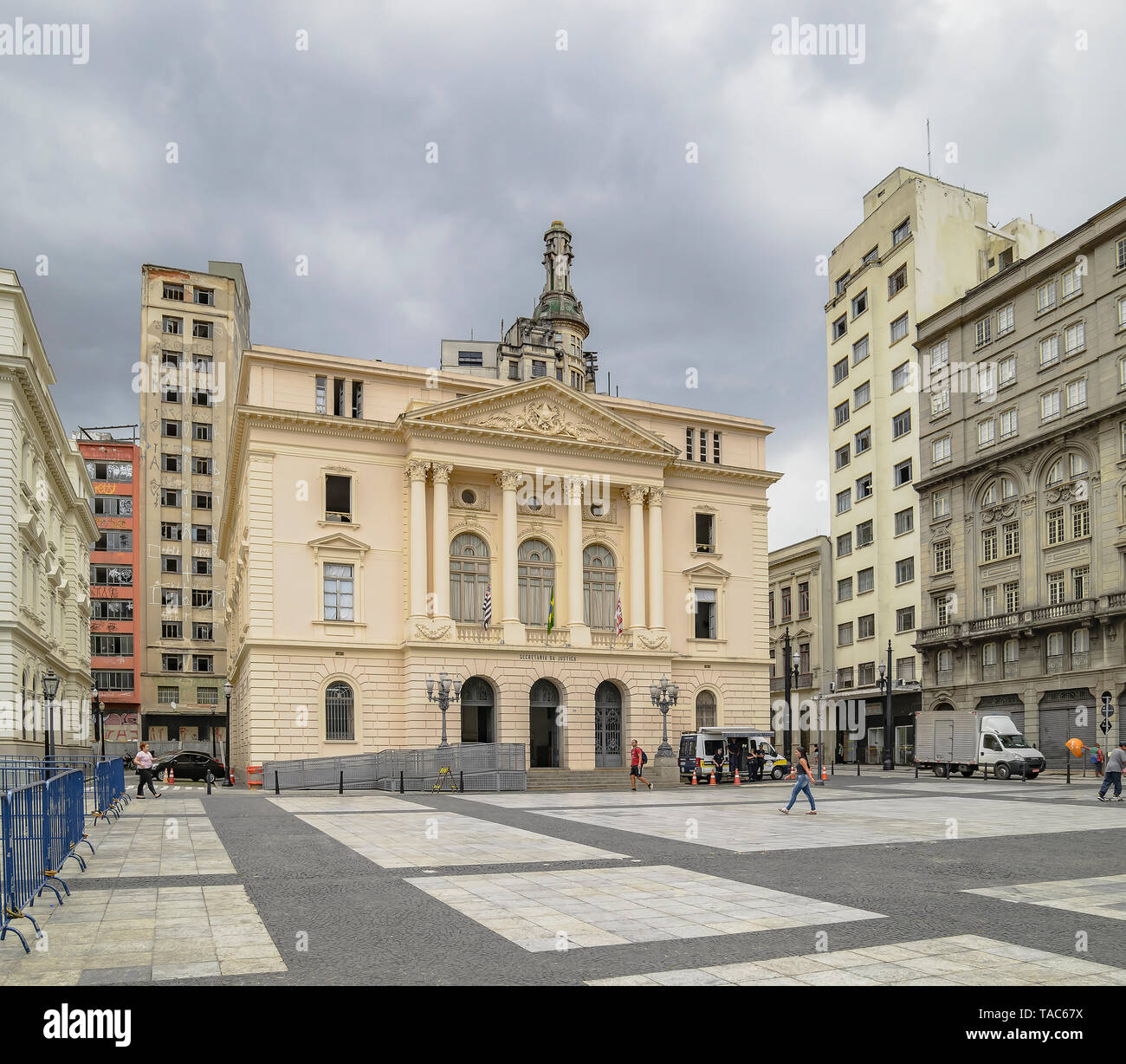 Sao Paulo SP, Brazil March 06, 2019 Building of the Secretariat of
