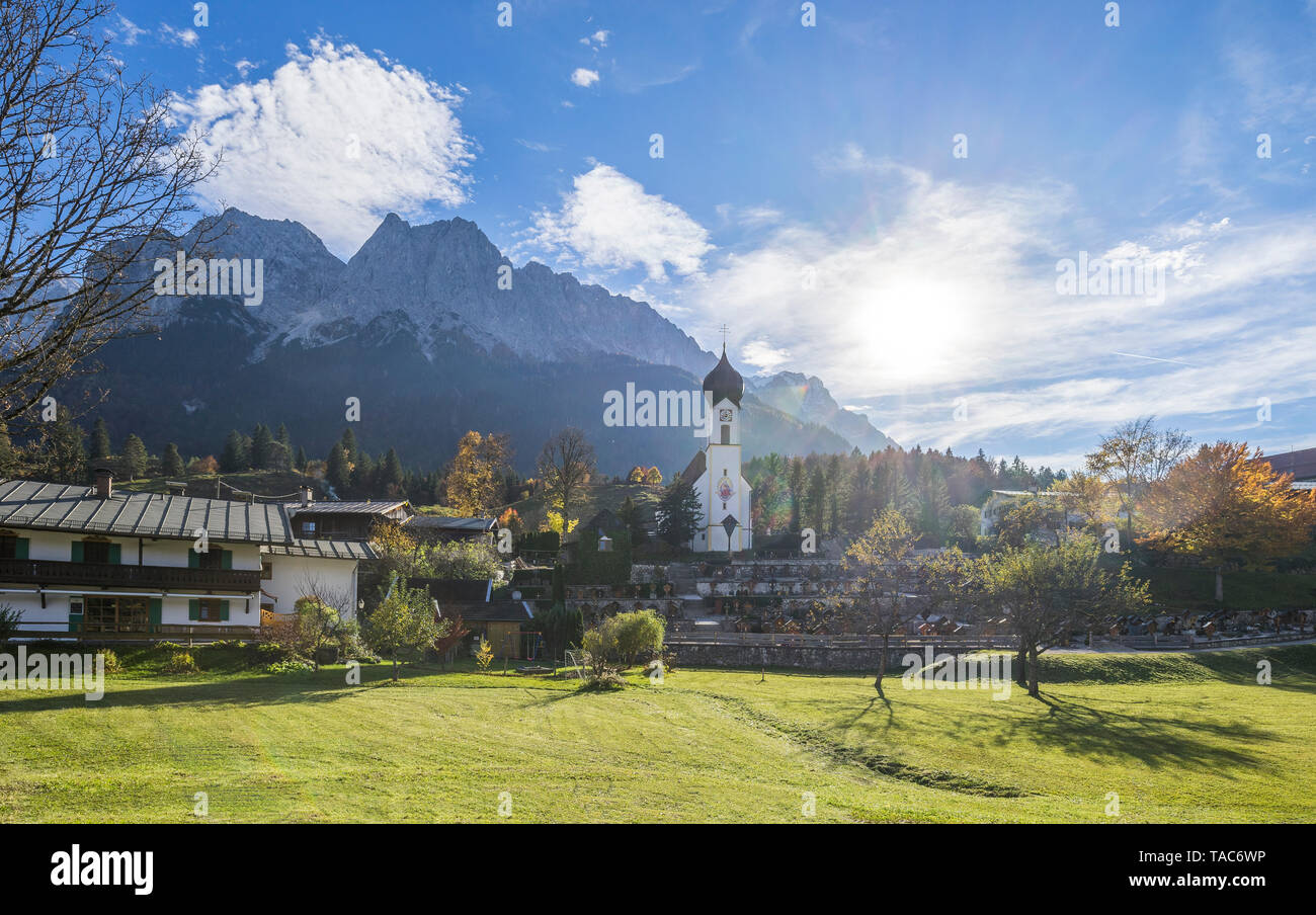 Germany, GarmischPartenkirchen, Grainau, Parish church St John the