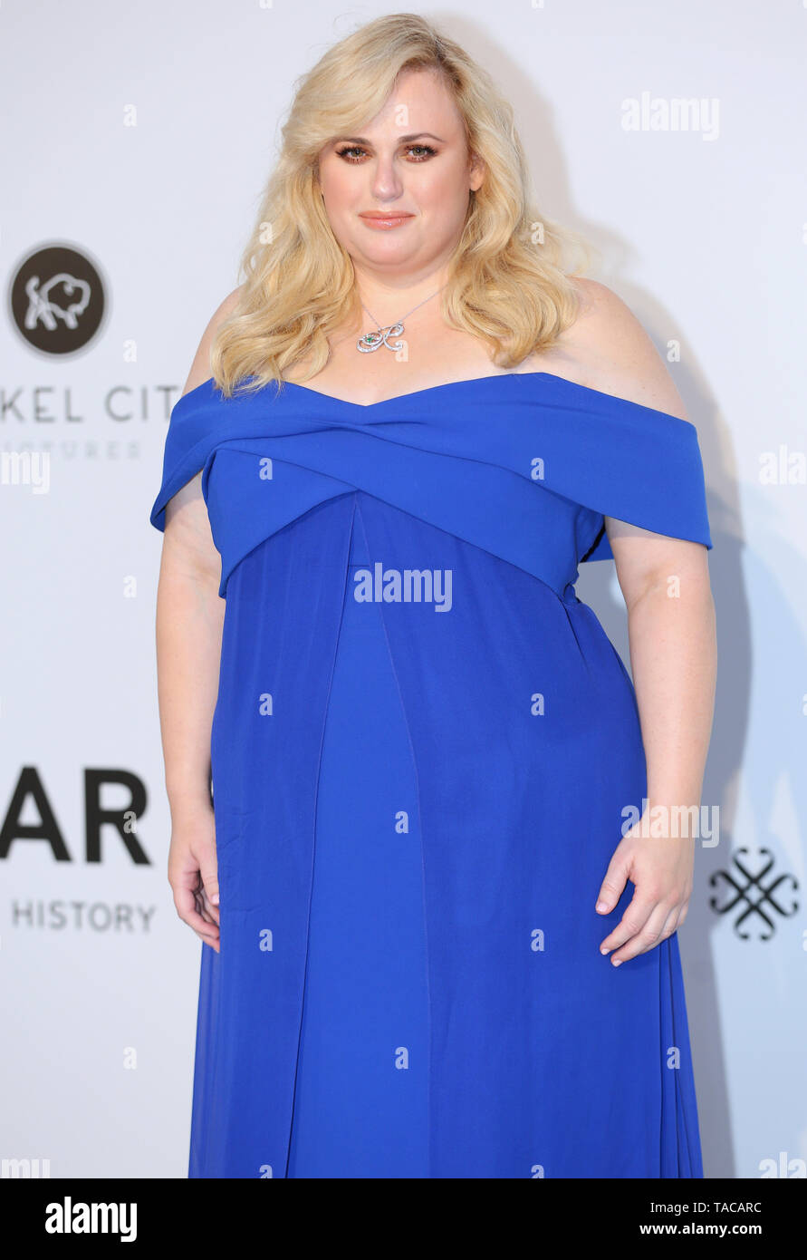 Cannes, Antibes, France. 23rd May 2019. Rebel Wilson attends the amfAR