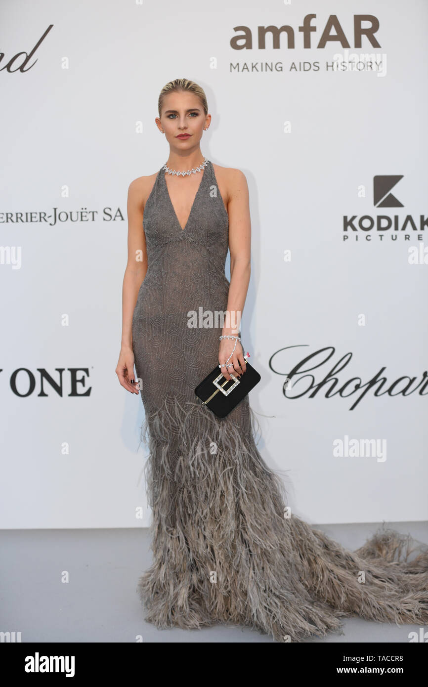 Cannes, Antibes, France. 23rd May 2019. Caroline Daur attends the amfAR