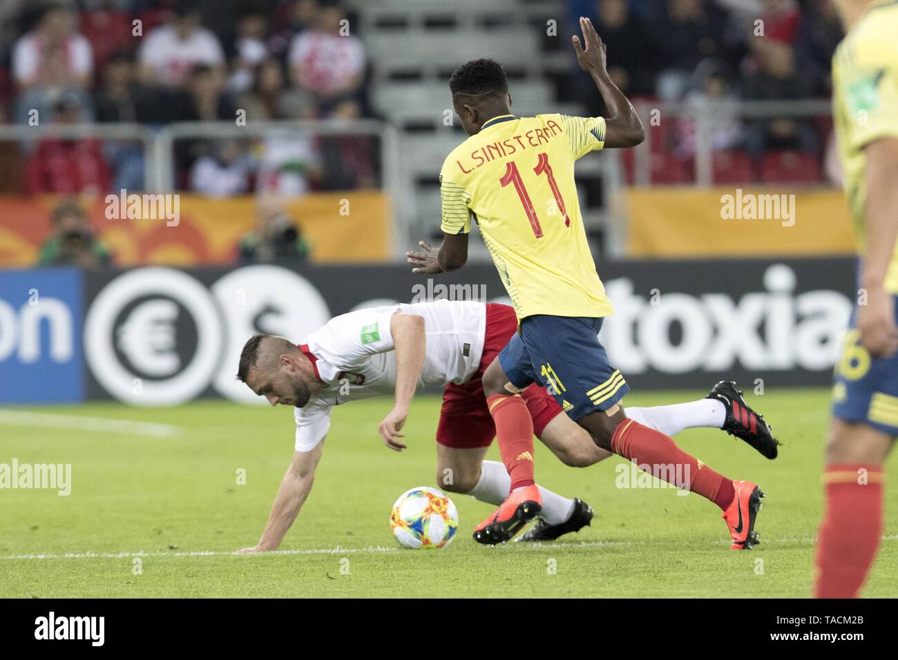 19 Fifa U World Cup Poland Vs Columbia On May 23 19 In Lodz Poland Mateusz Piotr Bogusz Luis Fernando Sinisterra Lucumi Stock Photo Alamy 19 Fifa U World Cup Poland Vs Columbia On May 23 19 In Lodz Poland Mateusz Piotr Bogusz Luis Fernando Sinisterra Lucumi Stock Photo Alamy