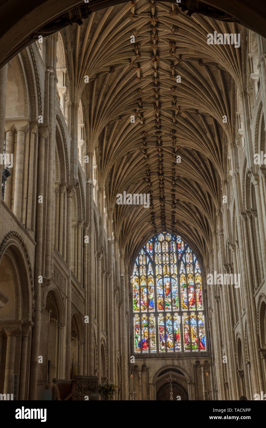 Vaulted ceilings stained glass hi-res stock photography and images - Alamy