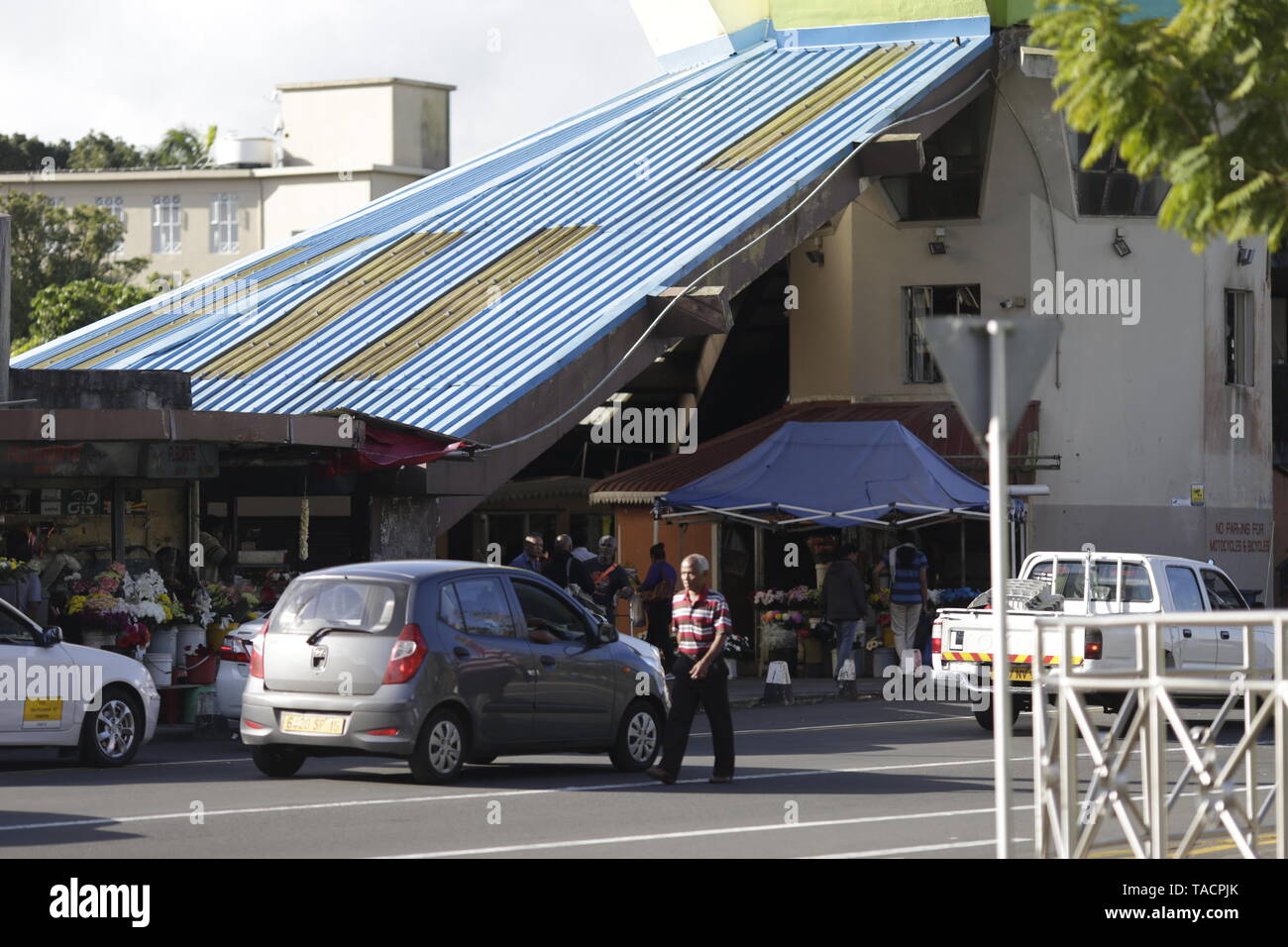 Curepipe also known as La Ville-Lumière, is a town in Mauritius, located in the Plaines Wilhems District, the eastern part Stock Photo