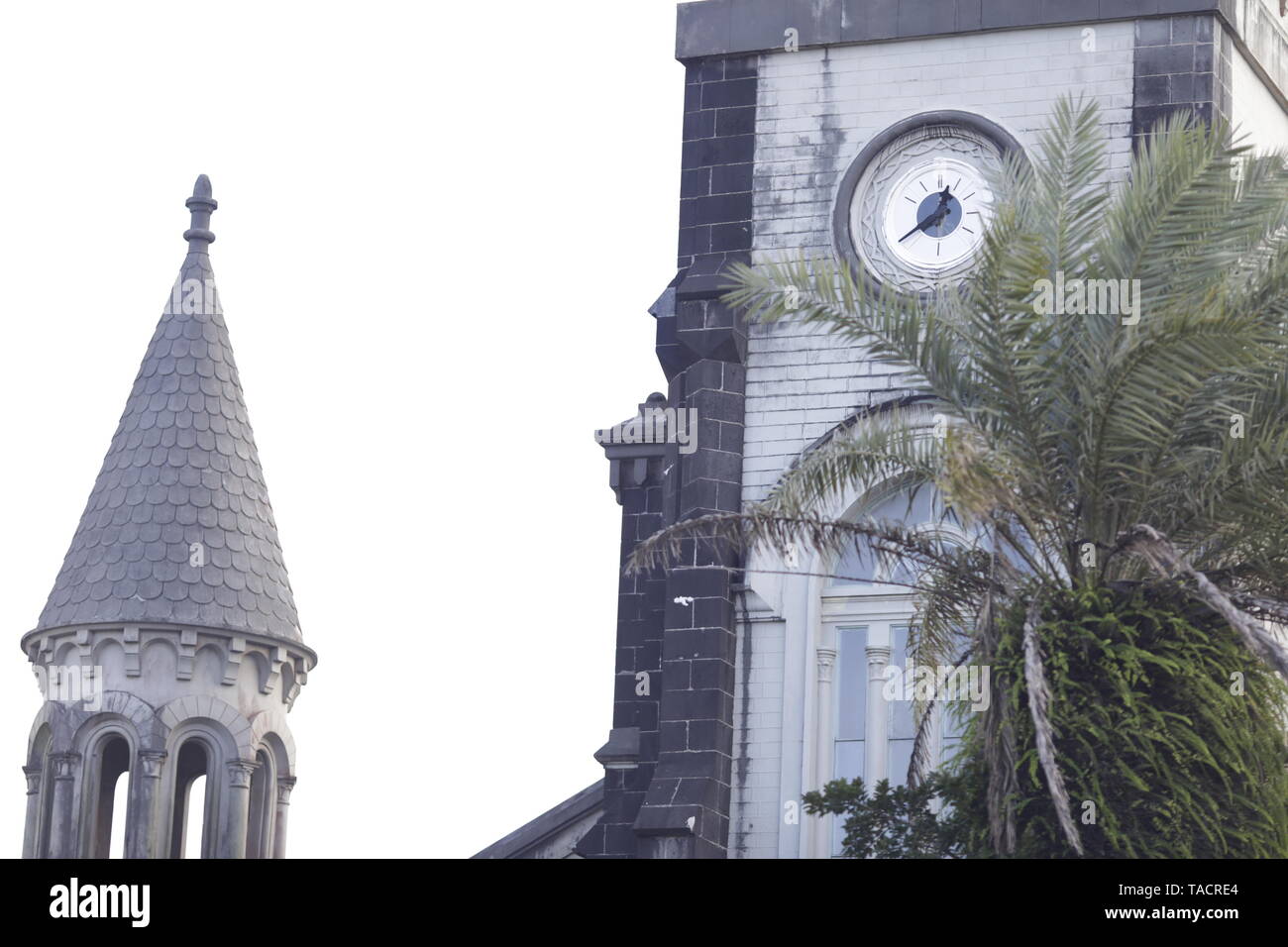 Curepipe also known as La Ville-Lumière, is a town in Mauritius, located in the Plaines Wilhems District, the eastern part Stock Photo