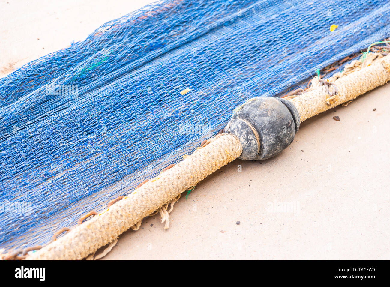 Industrial Fishing Equipment and Fishing Lines lying on