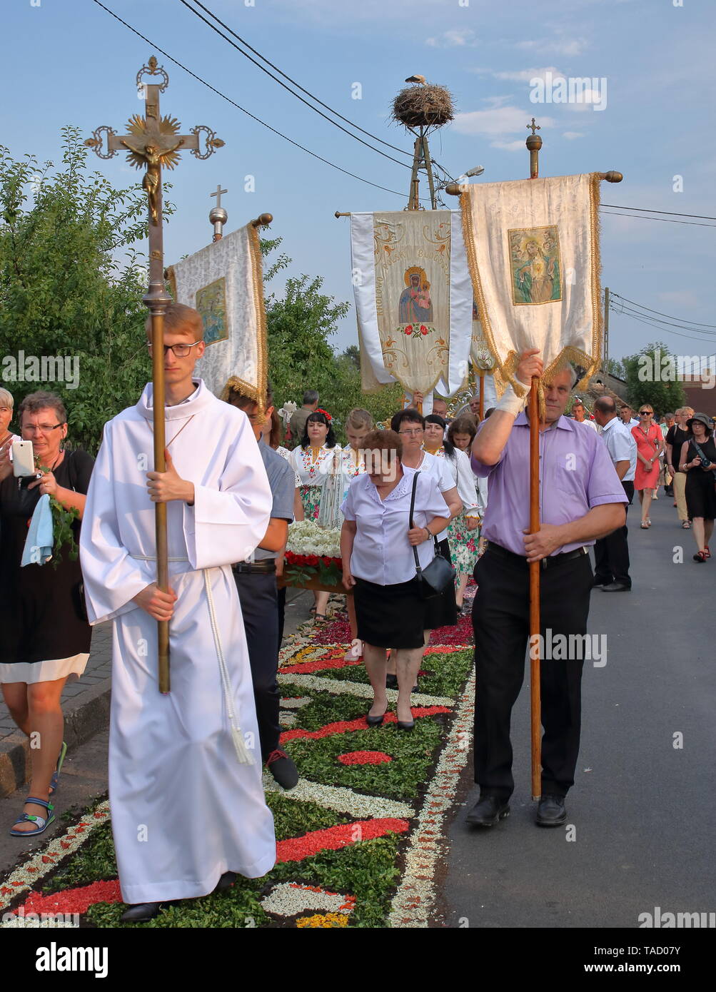 Christi religious procession hi-res stock photography and images - Alamy