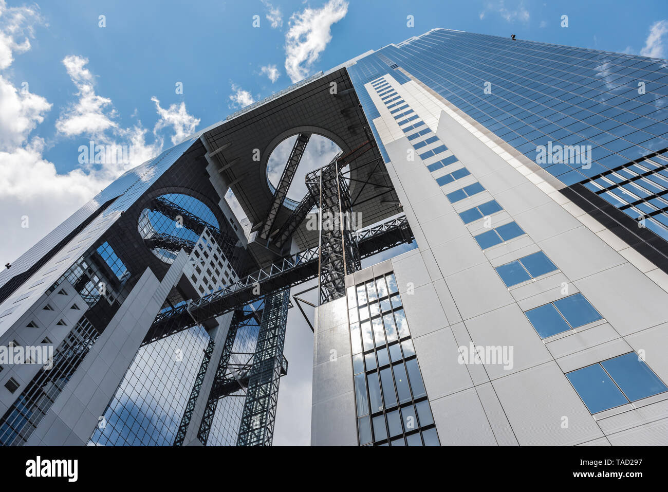 Umeda Sky Building in Osaka city Japan Stock Photo