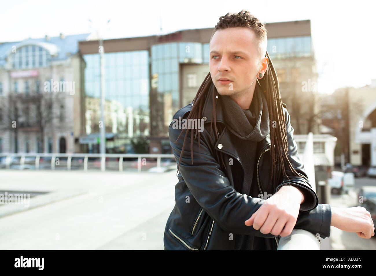 Mixed Rocker Guys Man dressed as punk rocker hi-res stock photography and images - Alamy