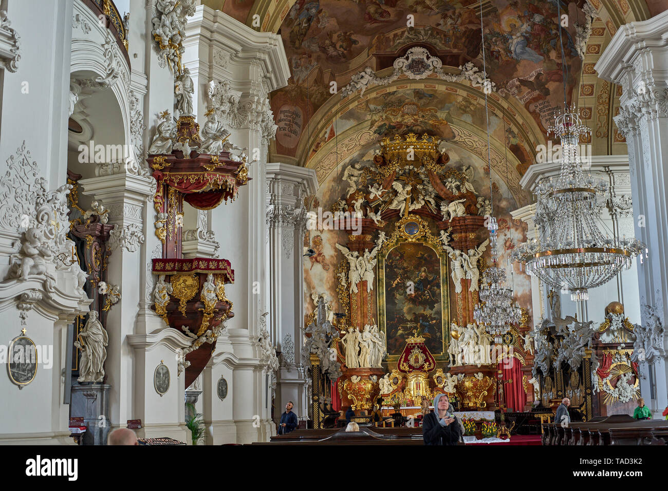 Baroque Basilica Minor Krzeszow Lower Silesia Poland Grussau ...