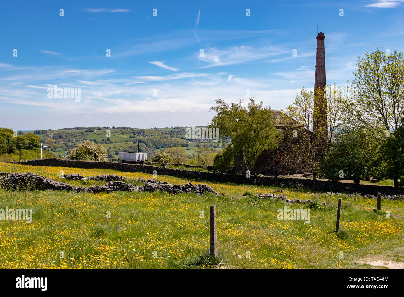 Middleton Top Restored Steam Engine House,Rolling Stock and Countryside