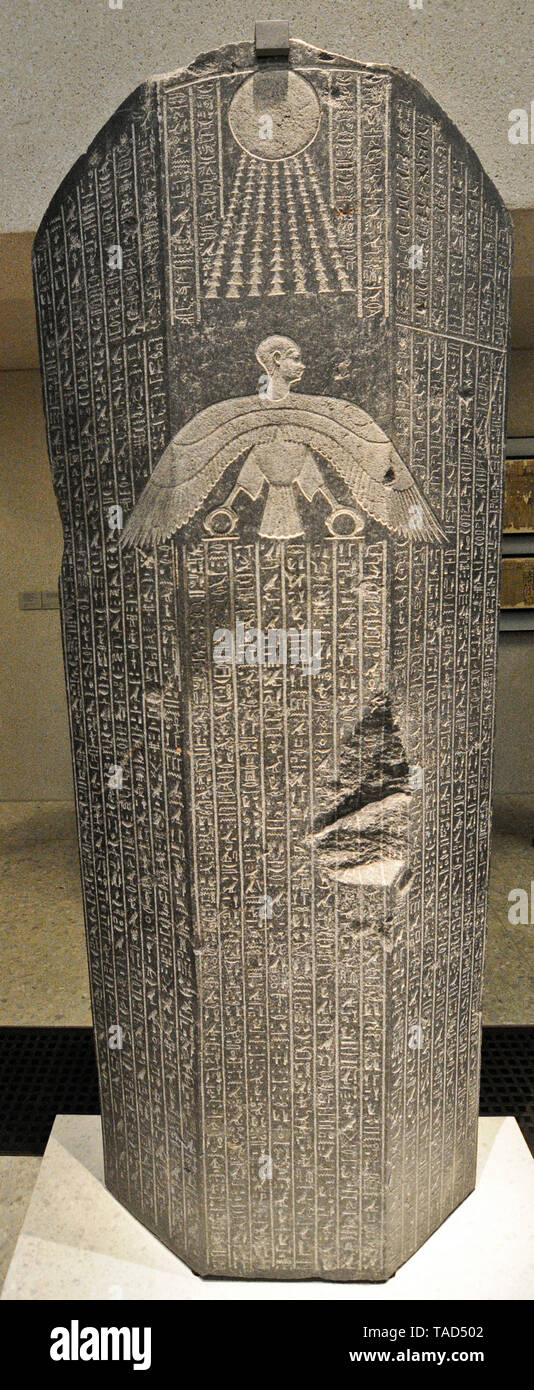 Egyptian hieroglyph table Altes Museum, Berlin Stock Photo