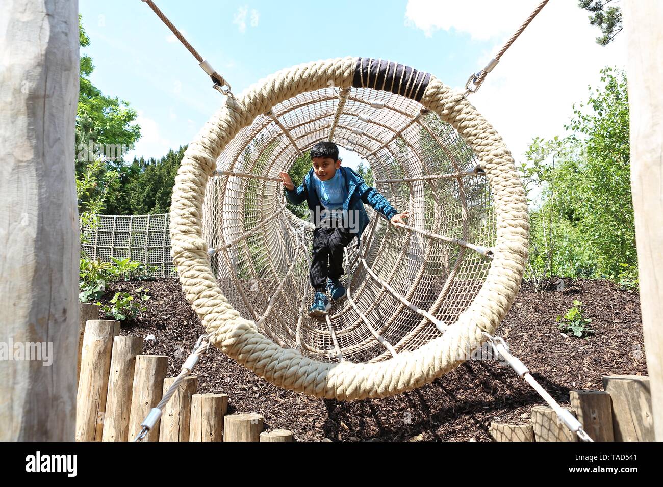 Kew Gardens New Children's Playground 18 May 2019 London , UK Stock Photo Alamy