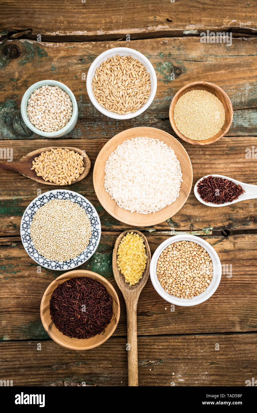Cereal mix red rice, barley, amaranth, quinoa, rice, bulgur, spelled