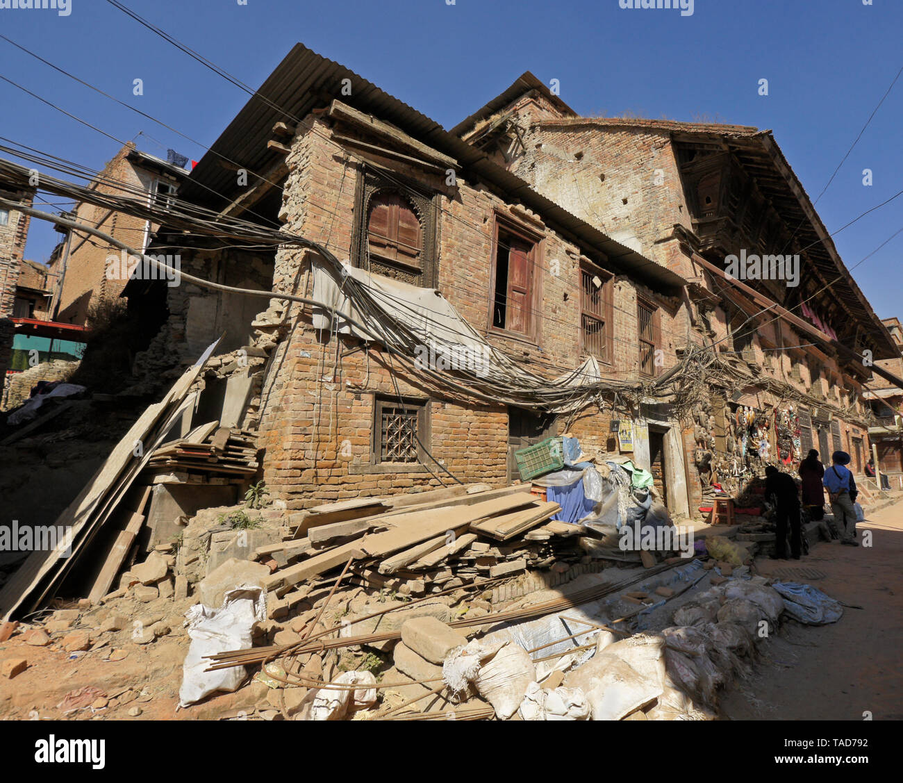 Kathmandu earthquake damage bhaktapur hires stock photography and images Alamy