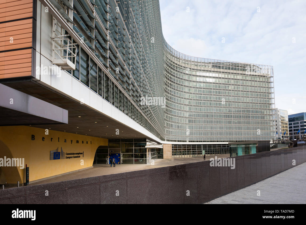 Belgium, Brussels, Berlaymont building, European Commission, administrative building of the European Union Stock Photo