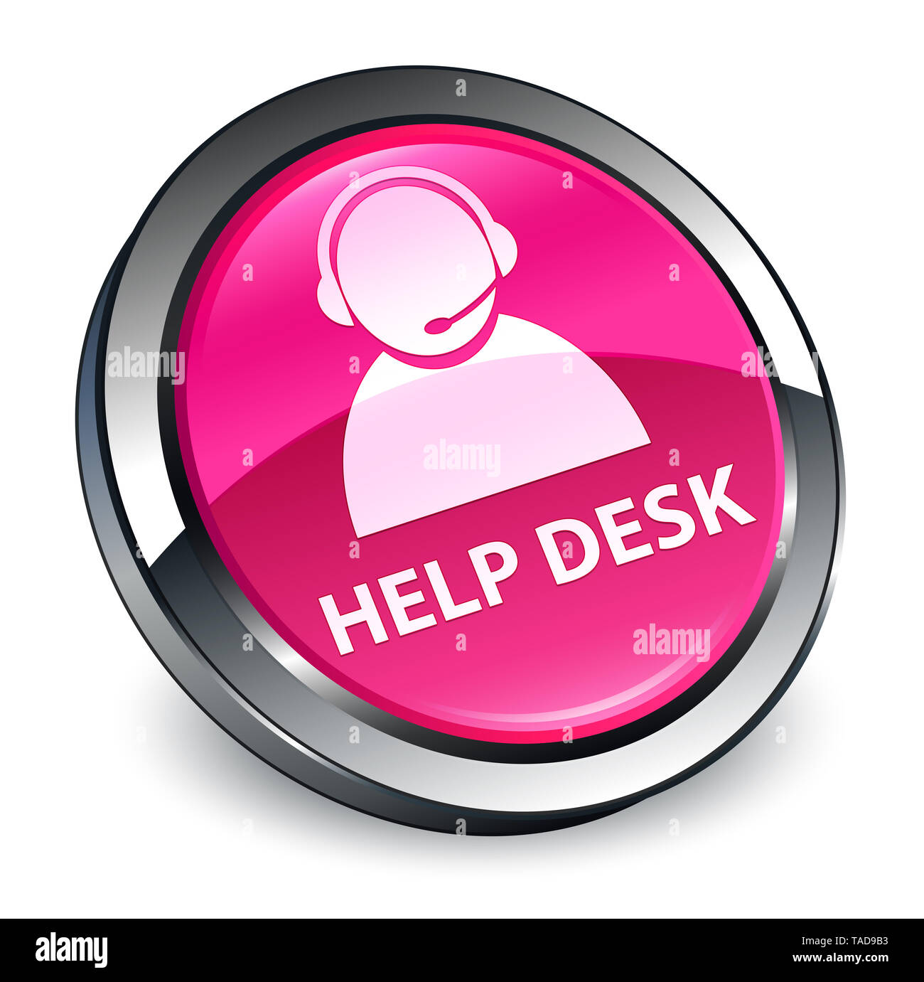 Help desk (customer care icon) isolated on 3d pink round button abstract illustration Stock Photo - Alamy Help desk (customer care icon) isolated on 3d pink round button abstract illustration Stock Photo - Alamy