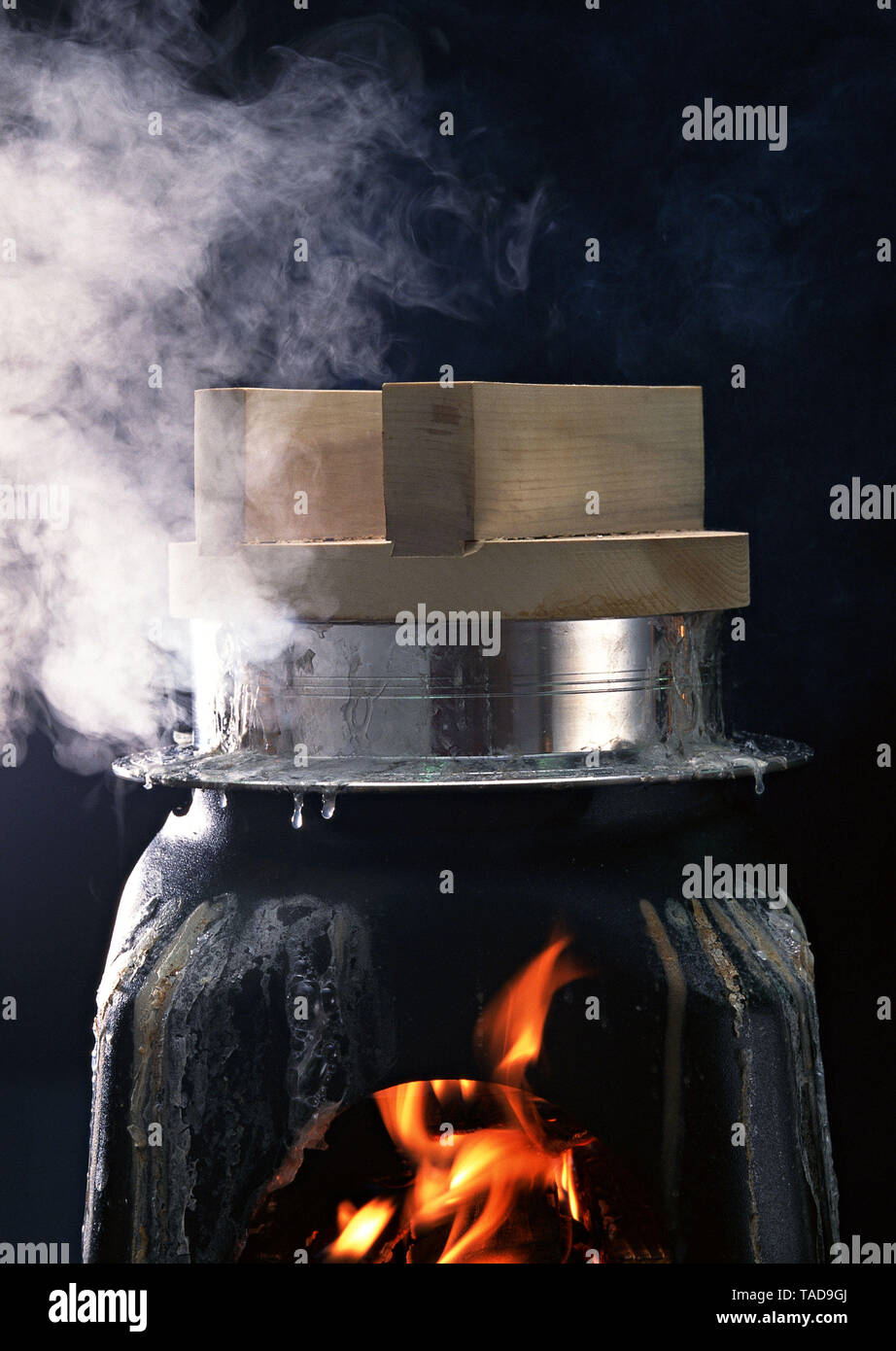 cook hot white rice Stock Photo - Alamy