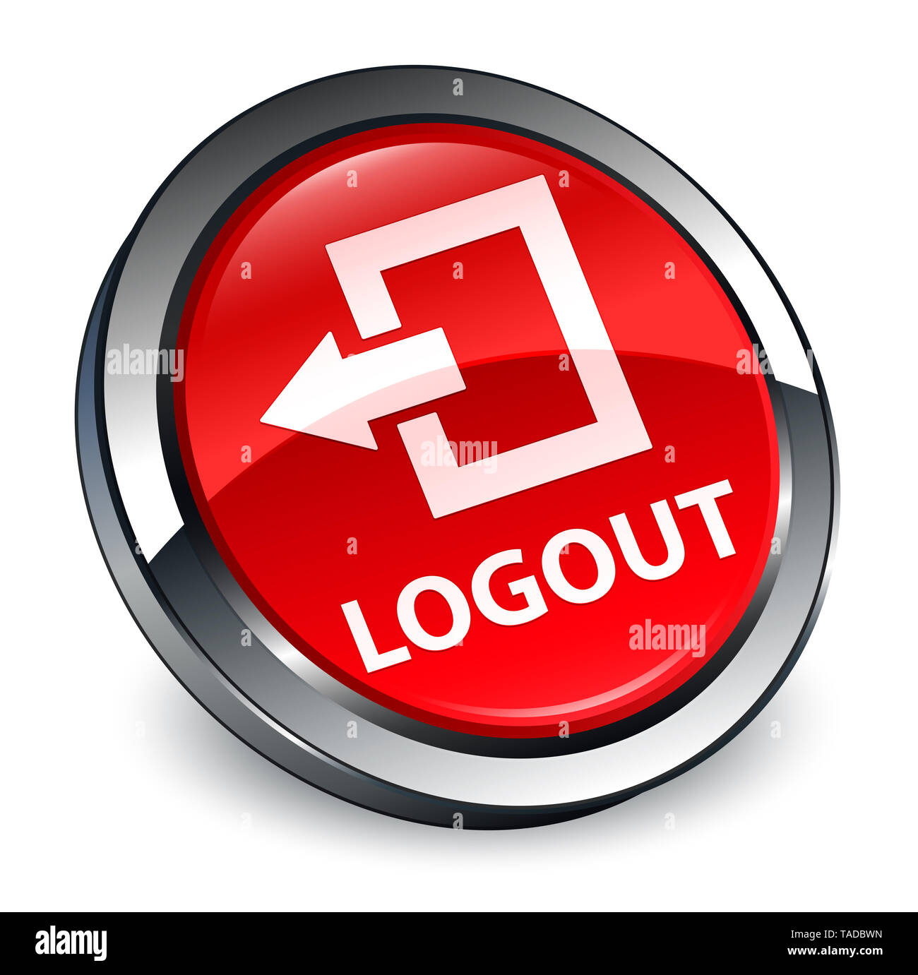 Logout Button Red