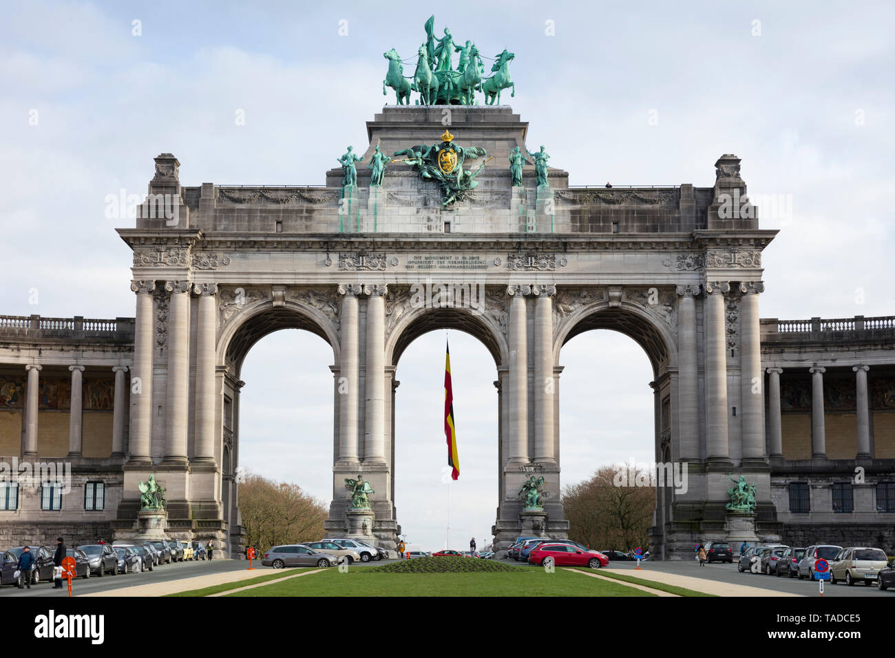 Belgium, Brussels, Triumphal arch Stock Photo