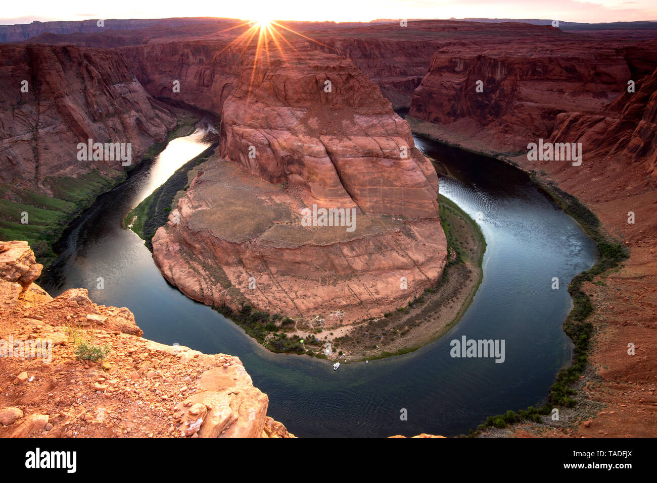 Horseshoe Bend in Page, Arizona Stock Photo Alamy
