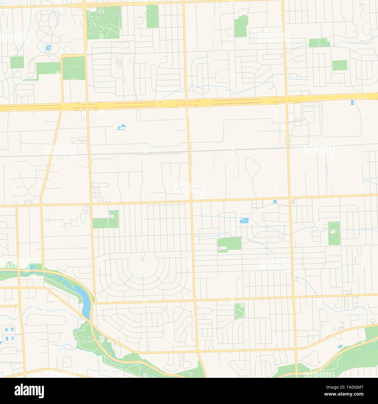 Map Of Livonia Michigan Empty Vector Map Of Livonia, Michigan, Usa, Printable Road Map Created In  Classic Web Colors For Infographic Backgrounds Stock Vector Image & Art -  Alamy