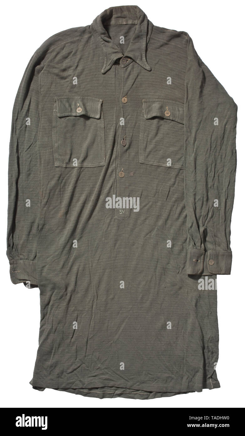A shirt late issue historic, historical, 20th century, Editorial-Use-Only Stock Photo