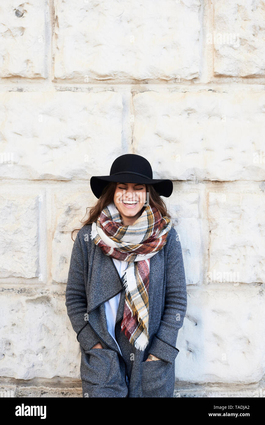 Portrait of woman wearing a hat hi-res stock photography and images - Alamy