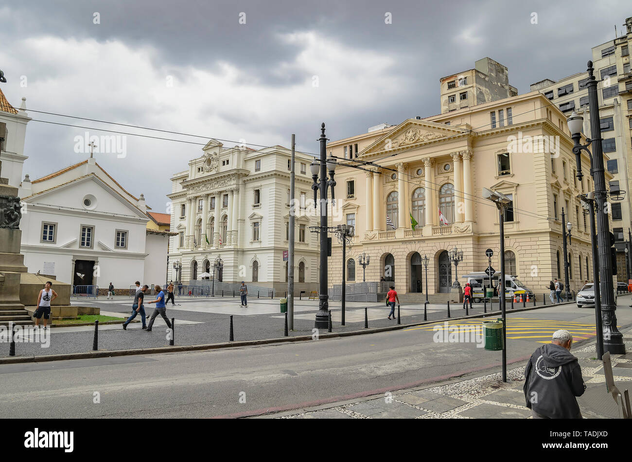 Sao Paulo SP, Brazil March 06, 2019 Buildings of the Secretariat of