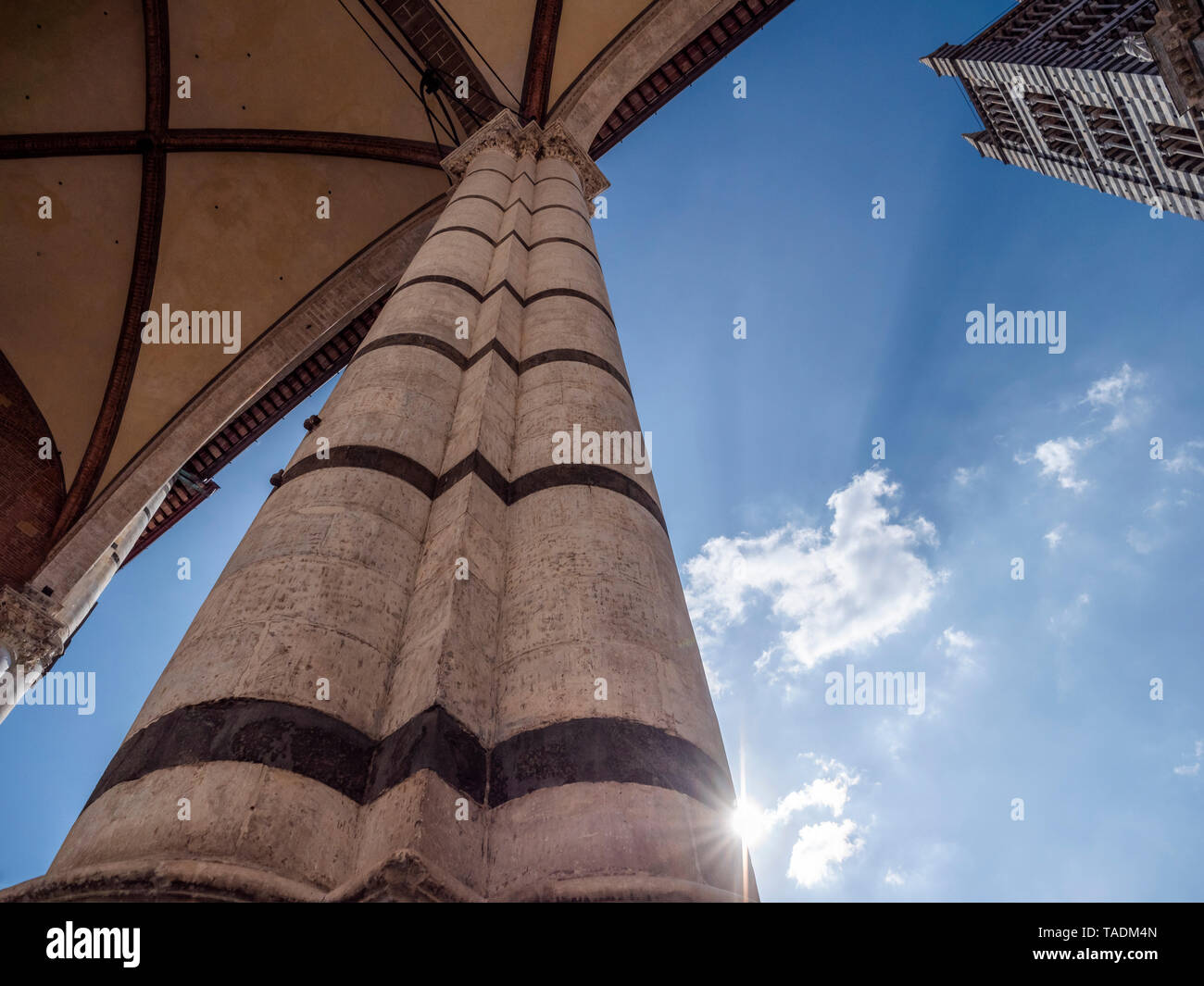 Column Building Towers Roman column and cathedral tower hi-res stock photography and images ...