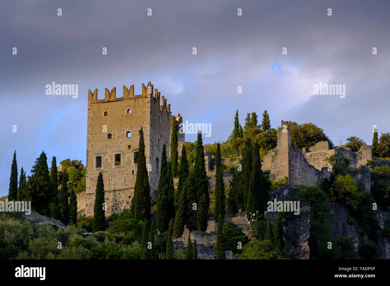 Italy, Trentino, Castello di Arco Stock Photo - Alamy