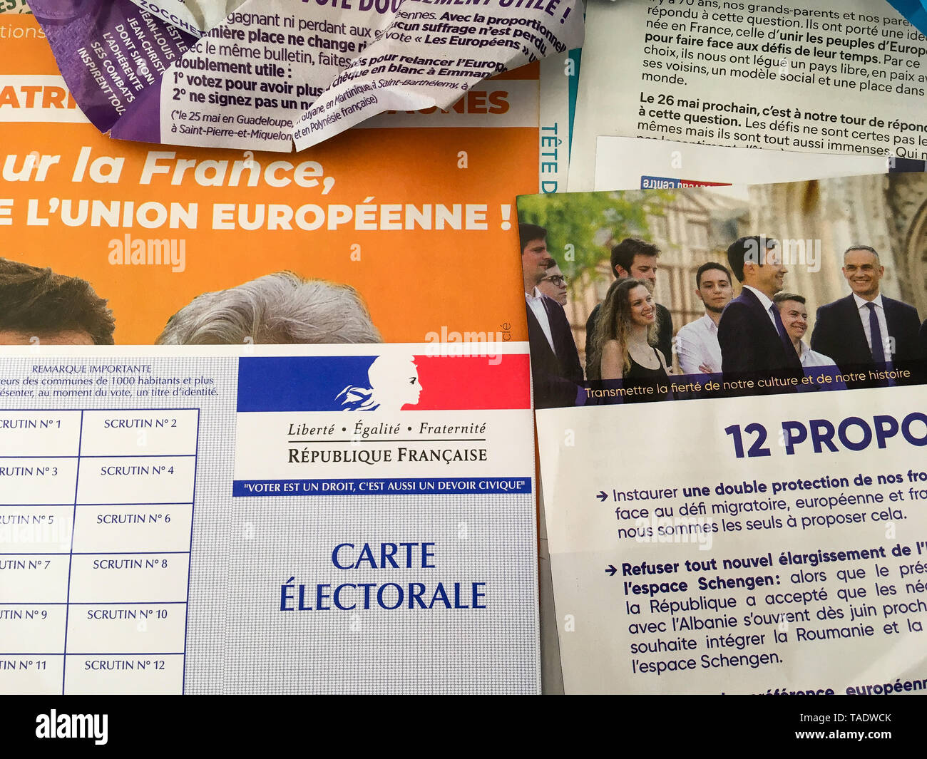 Bulletin De Vote High Resolution Stock Photography And Images Alamy